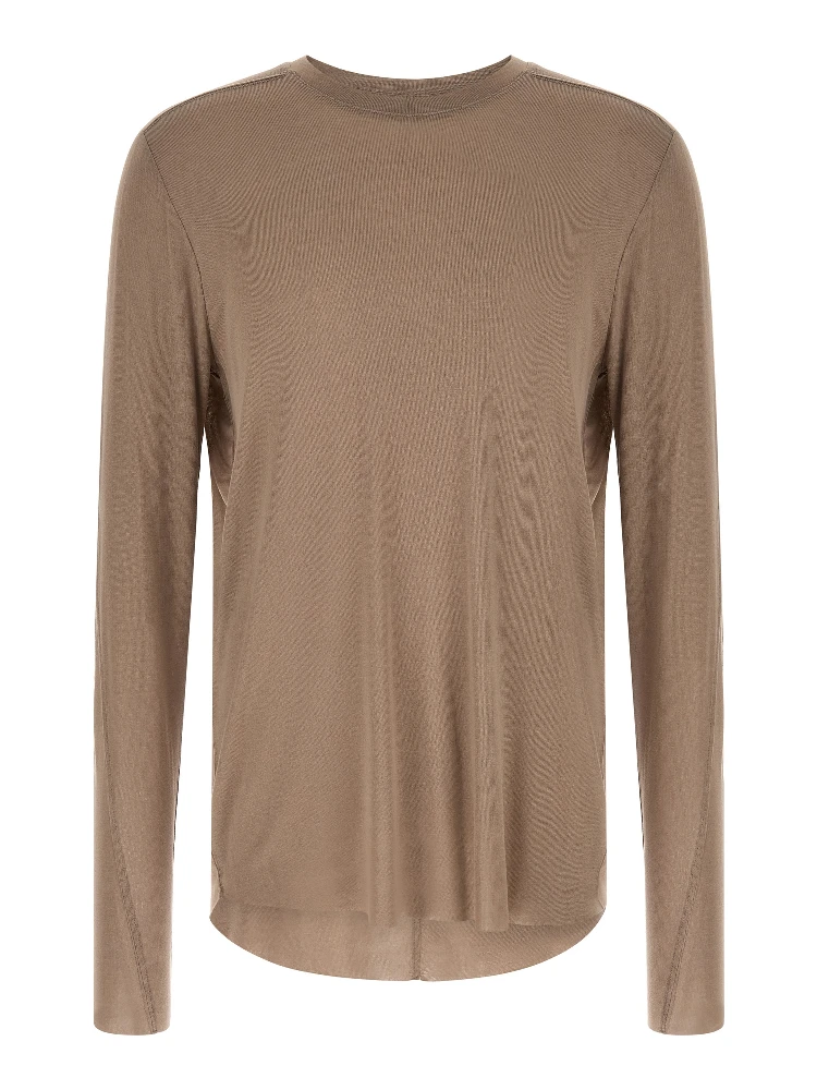 Gray Viscose T-Shirt