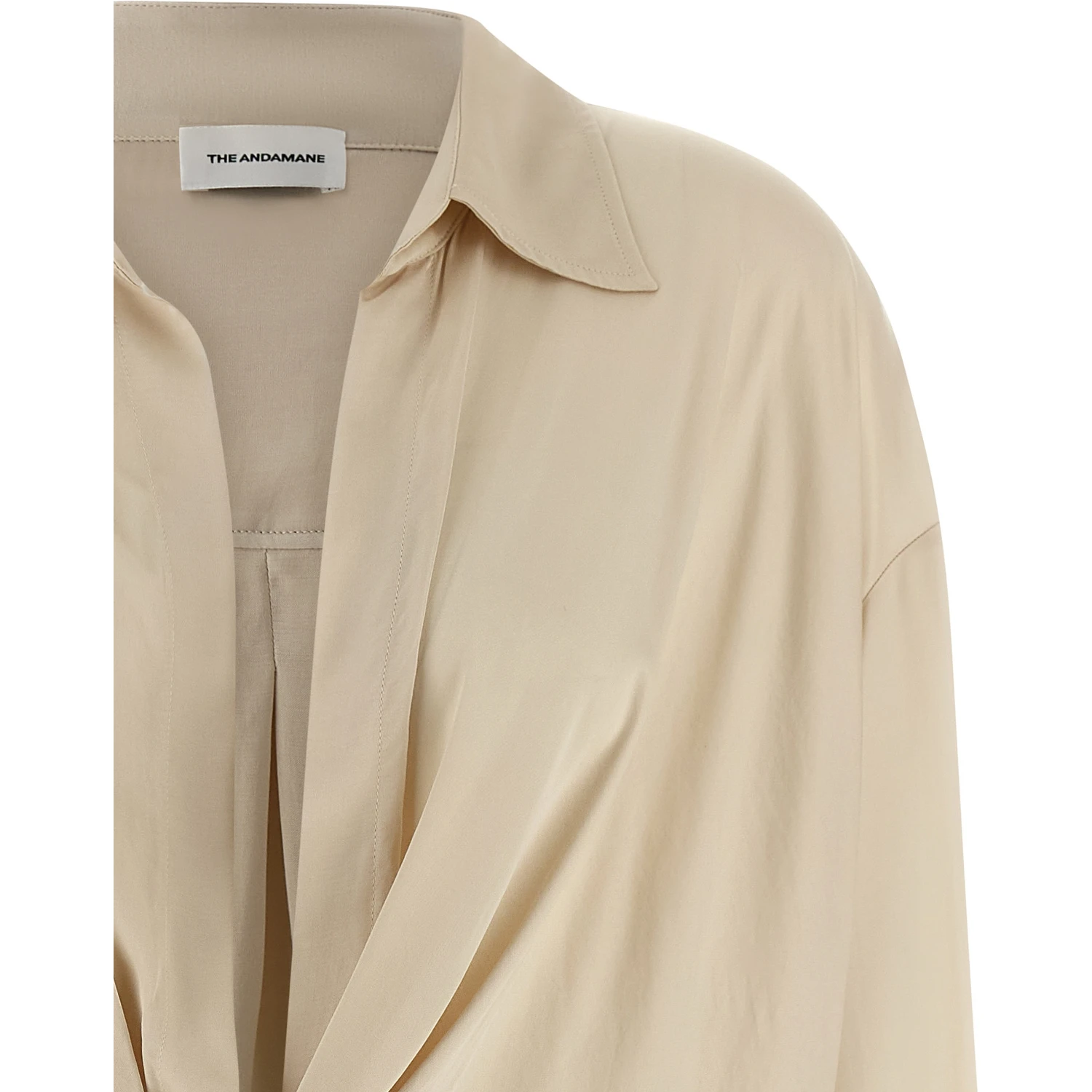 Beige Viscose Bodysuit