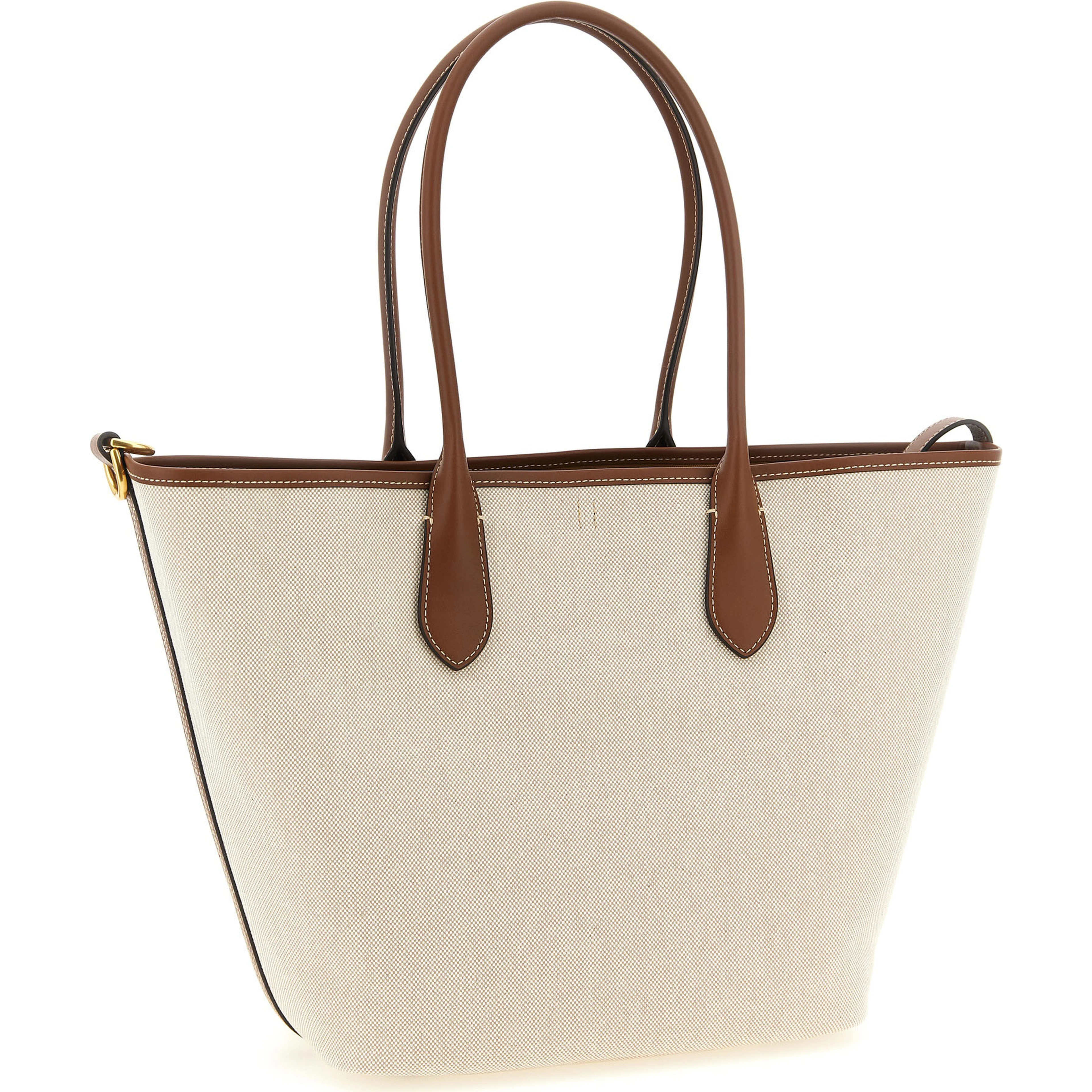 Brown Cotton Tote Bag