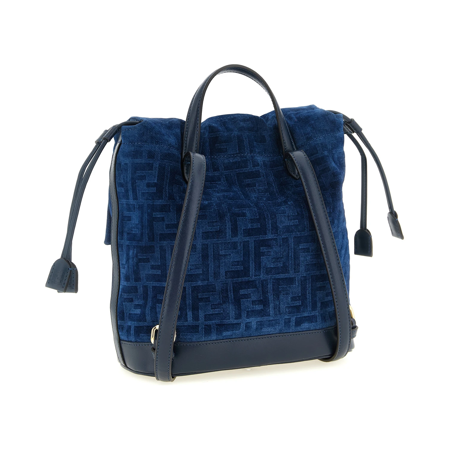 Blue Cotton Backpack