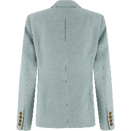 Blue Silk Blazer