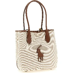 Brown Cotton Tote Bag