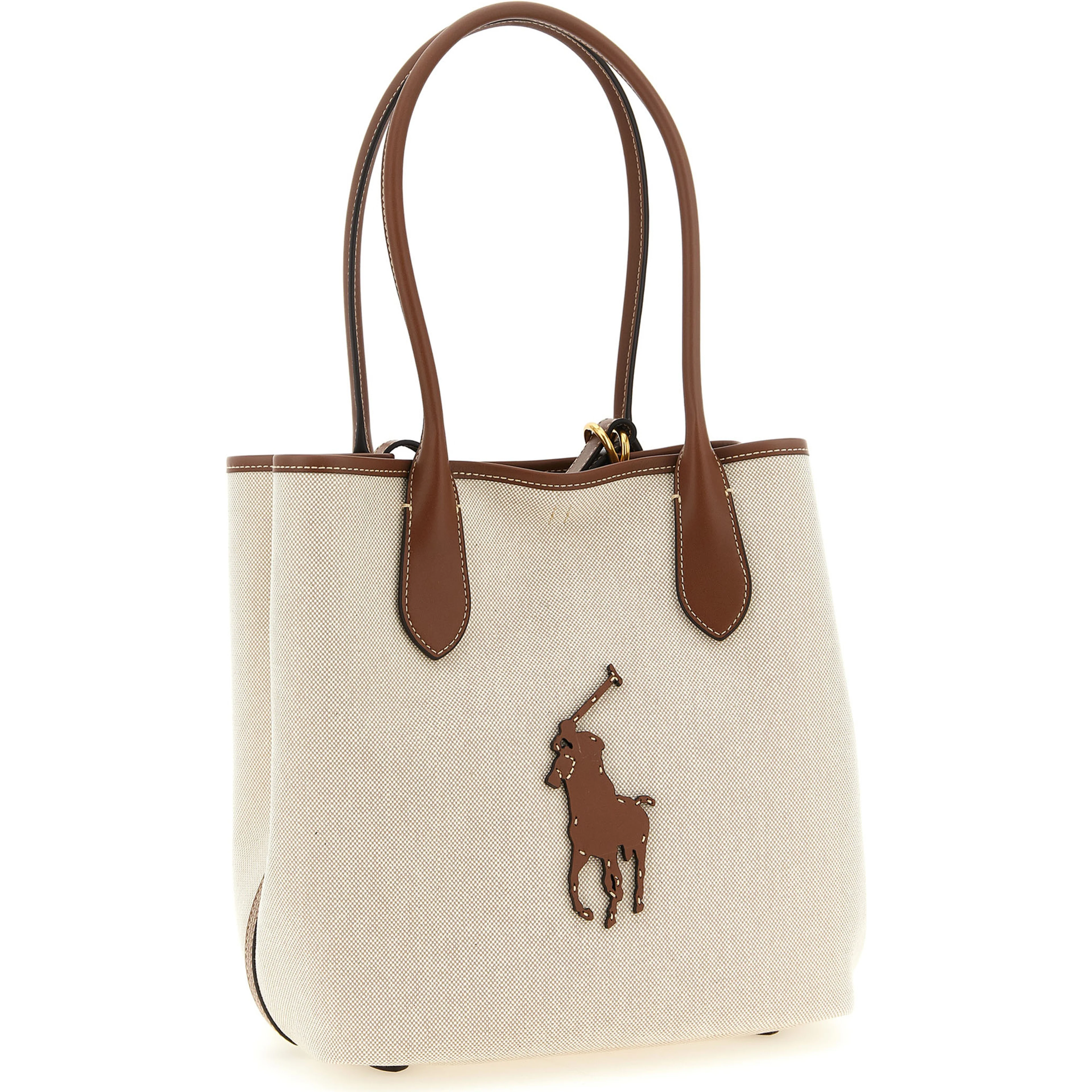 Brown Cotton Tote Bag