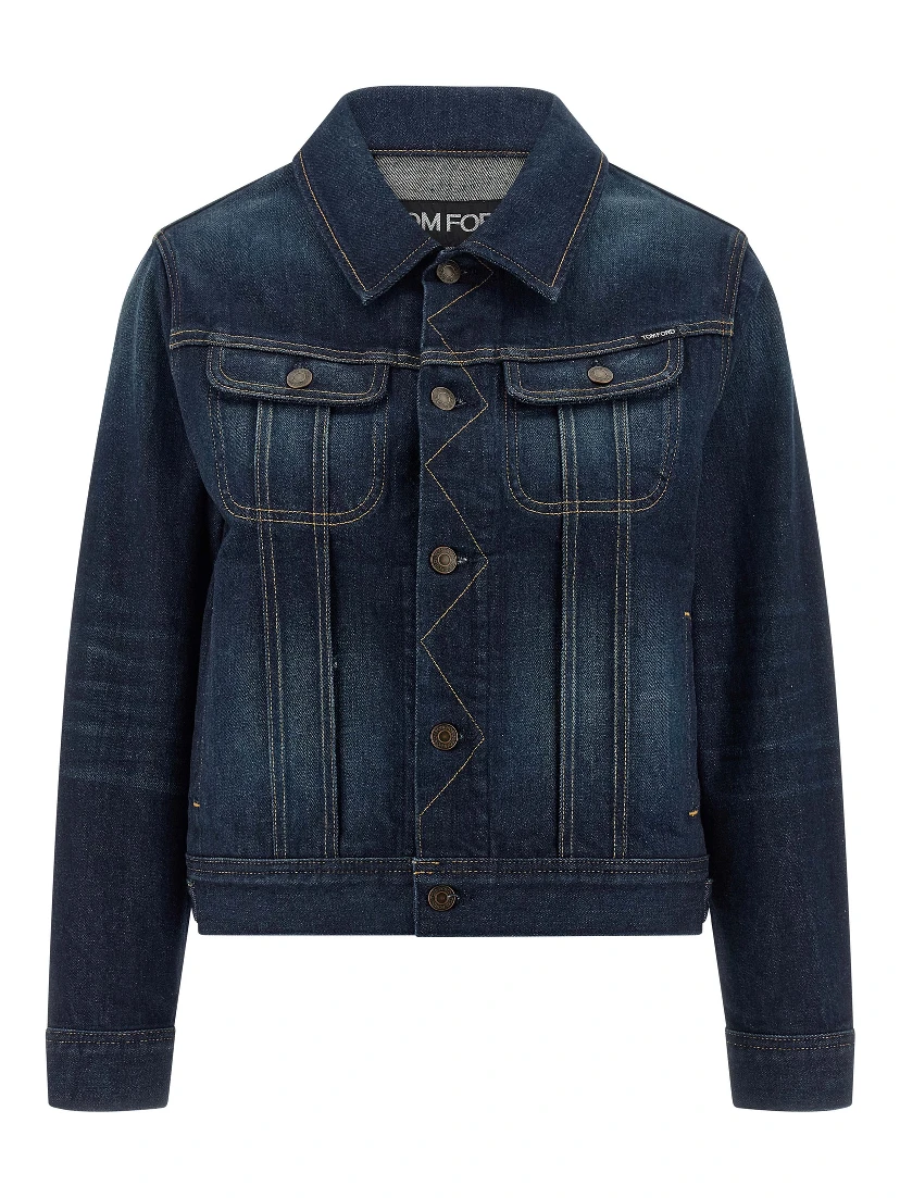 Blue Cotton Denim Jacket