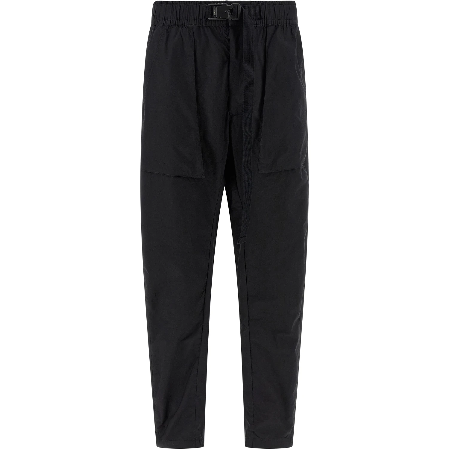 Black Cotton Athletic Pants