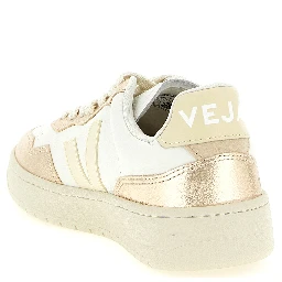 Gold Genuine Leather Low Top Sneakers