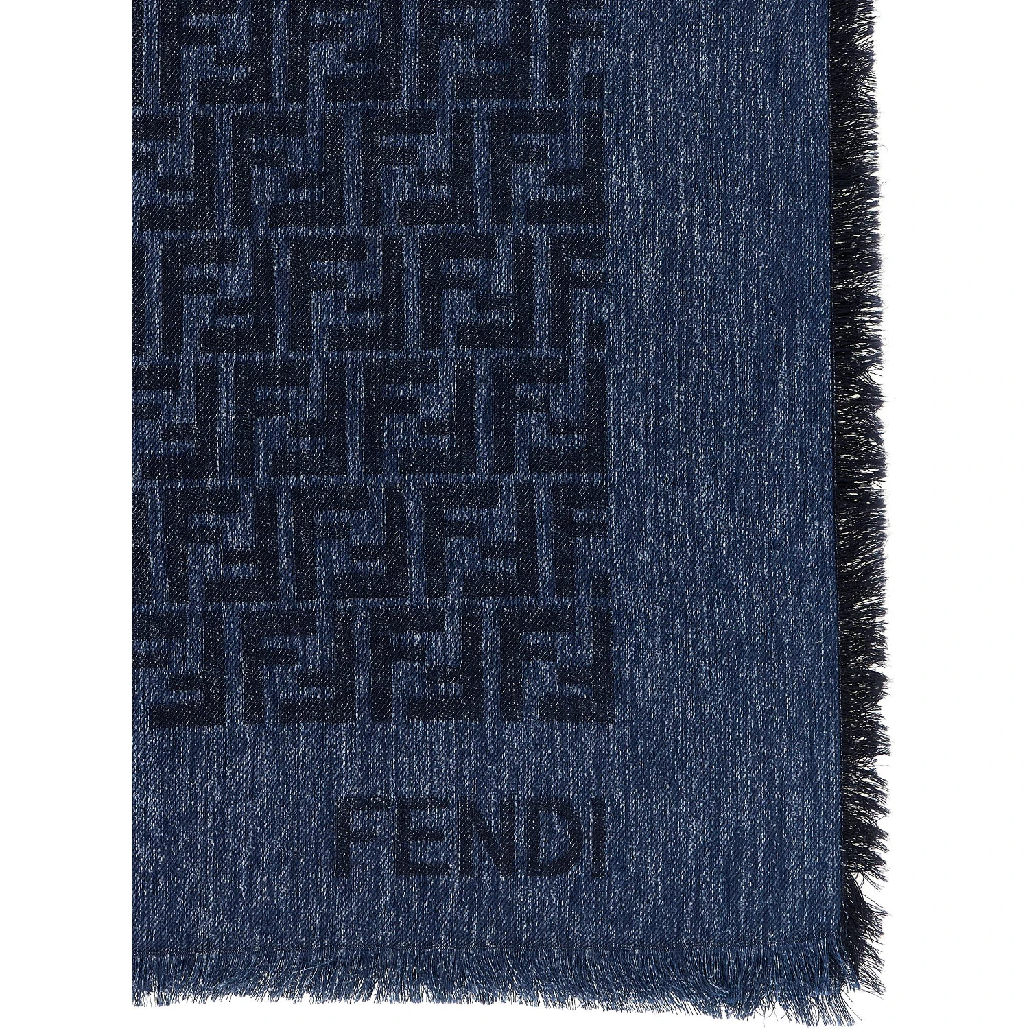 Blue Cotton Scarf