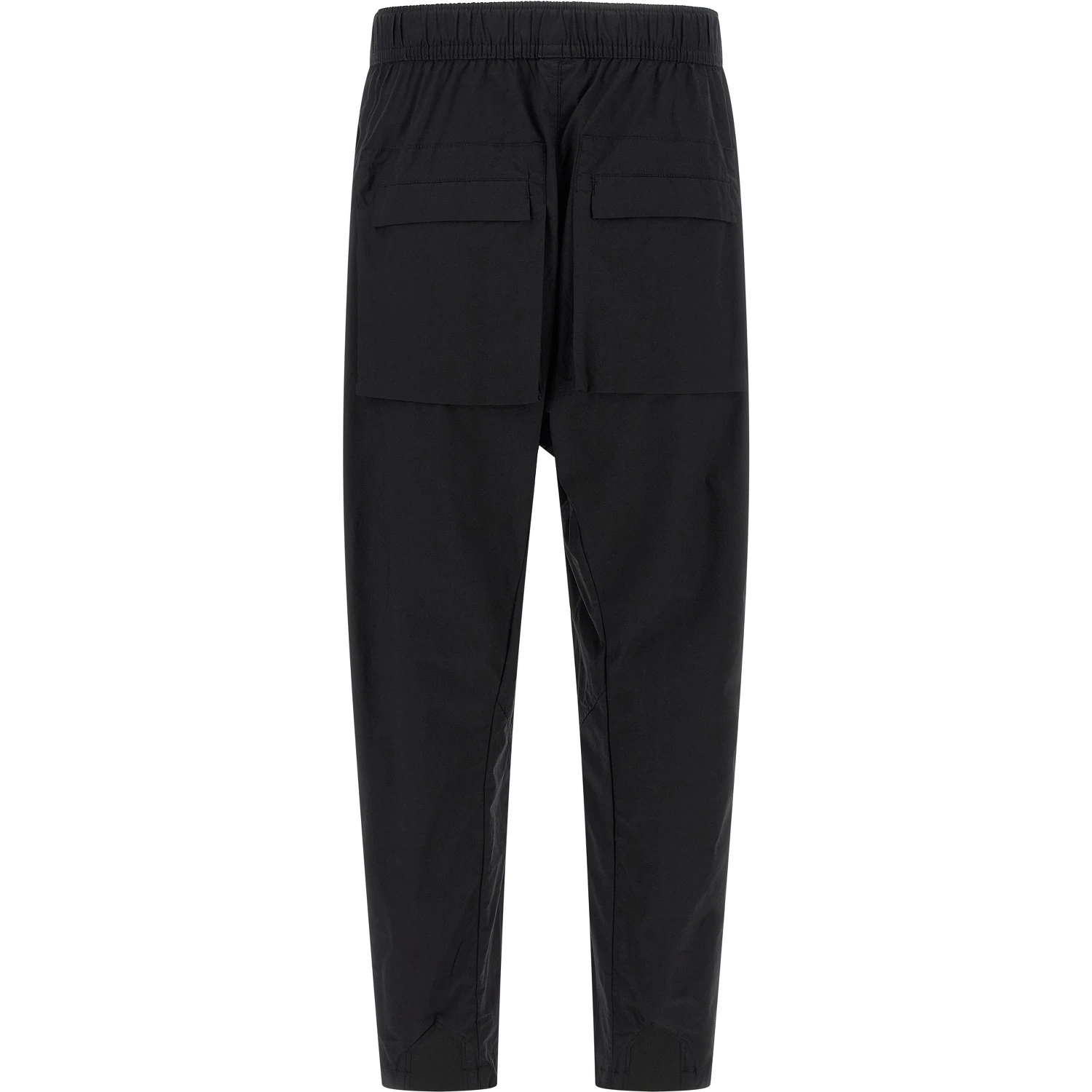 Black Cotton Athletic Pants