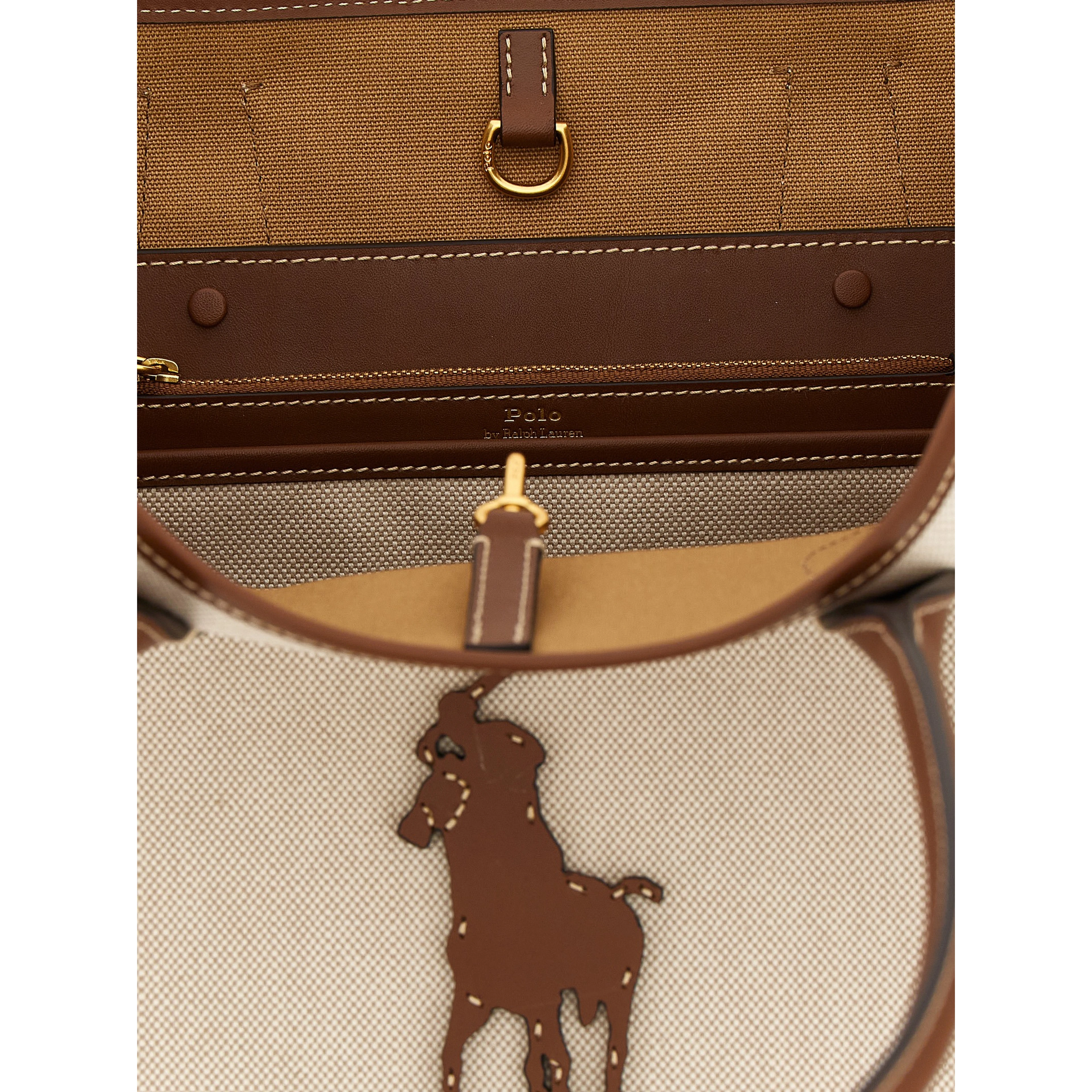 Brown Cotton Tote Bag