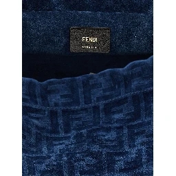 Blue Cotton Backpack