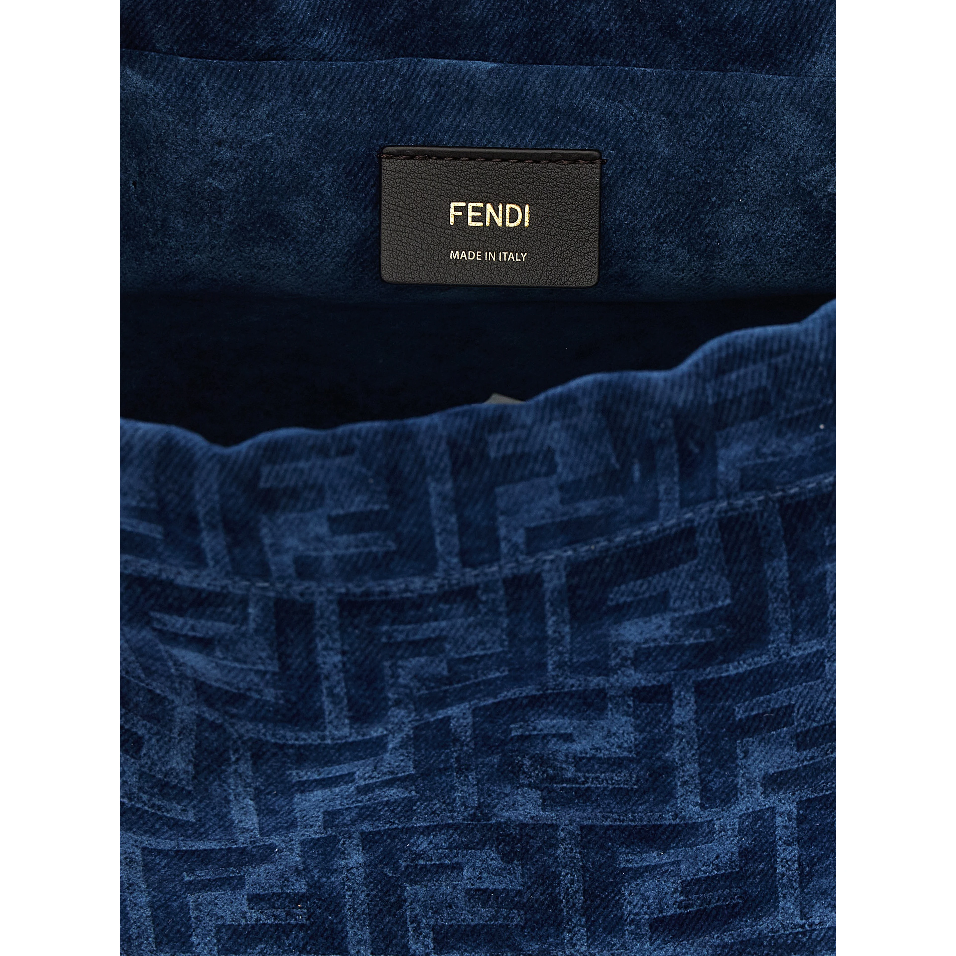 Blue Cotton Backpack