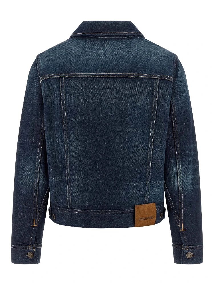 Blue Cotton Denim Jacket alternative
