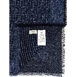 Blue Cotton Scarf