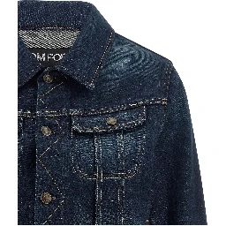 Blue Cotton Denim Jacket