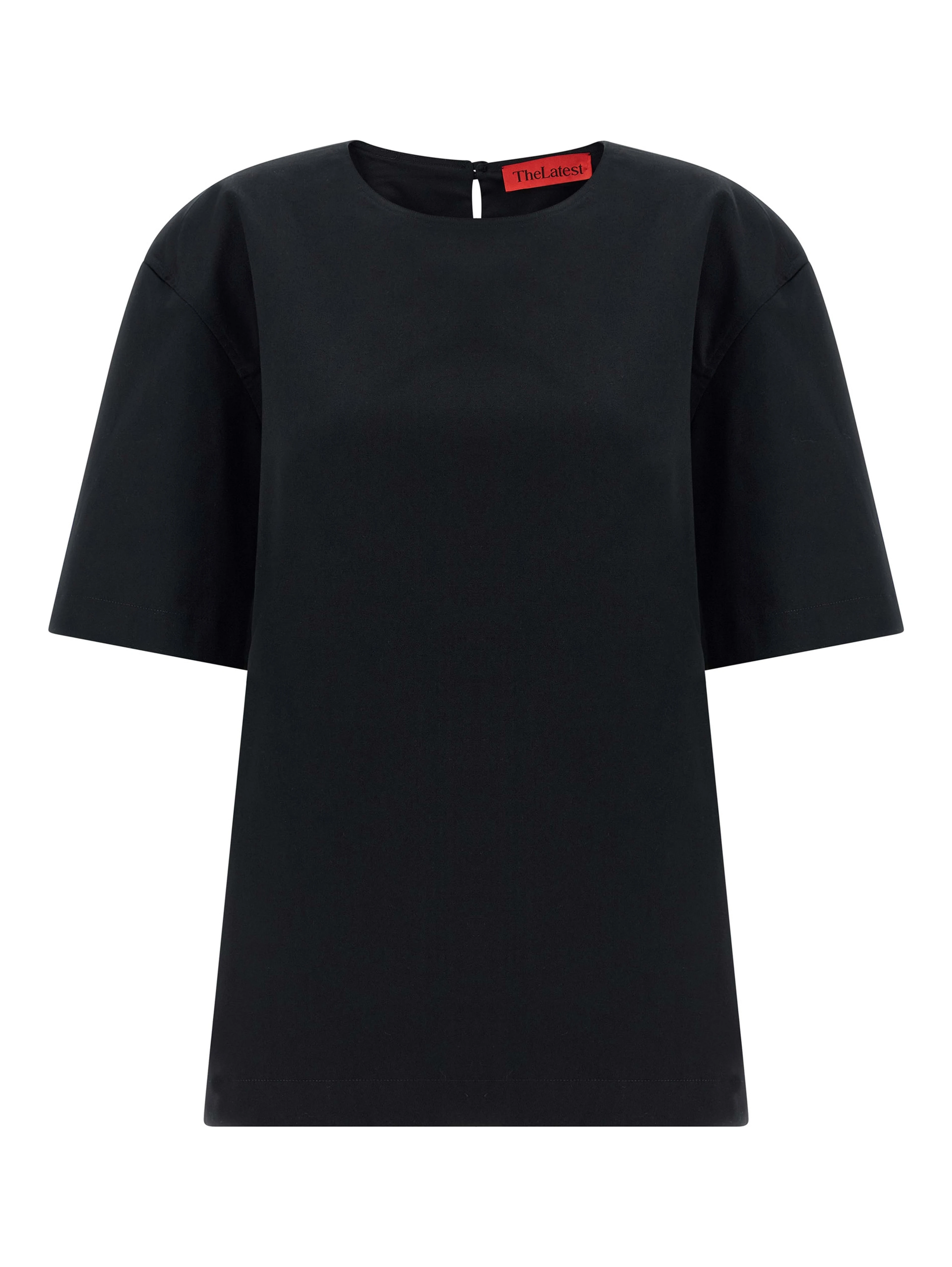 Black Cotton T-Shirt