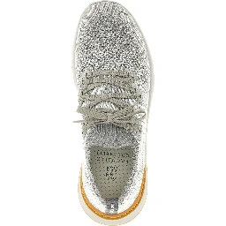 Gray Cotton Athletic Sneakers