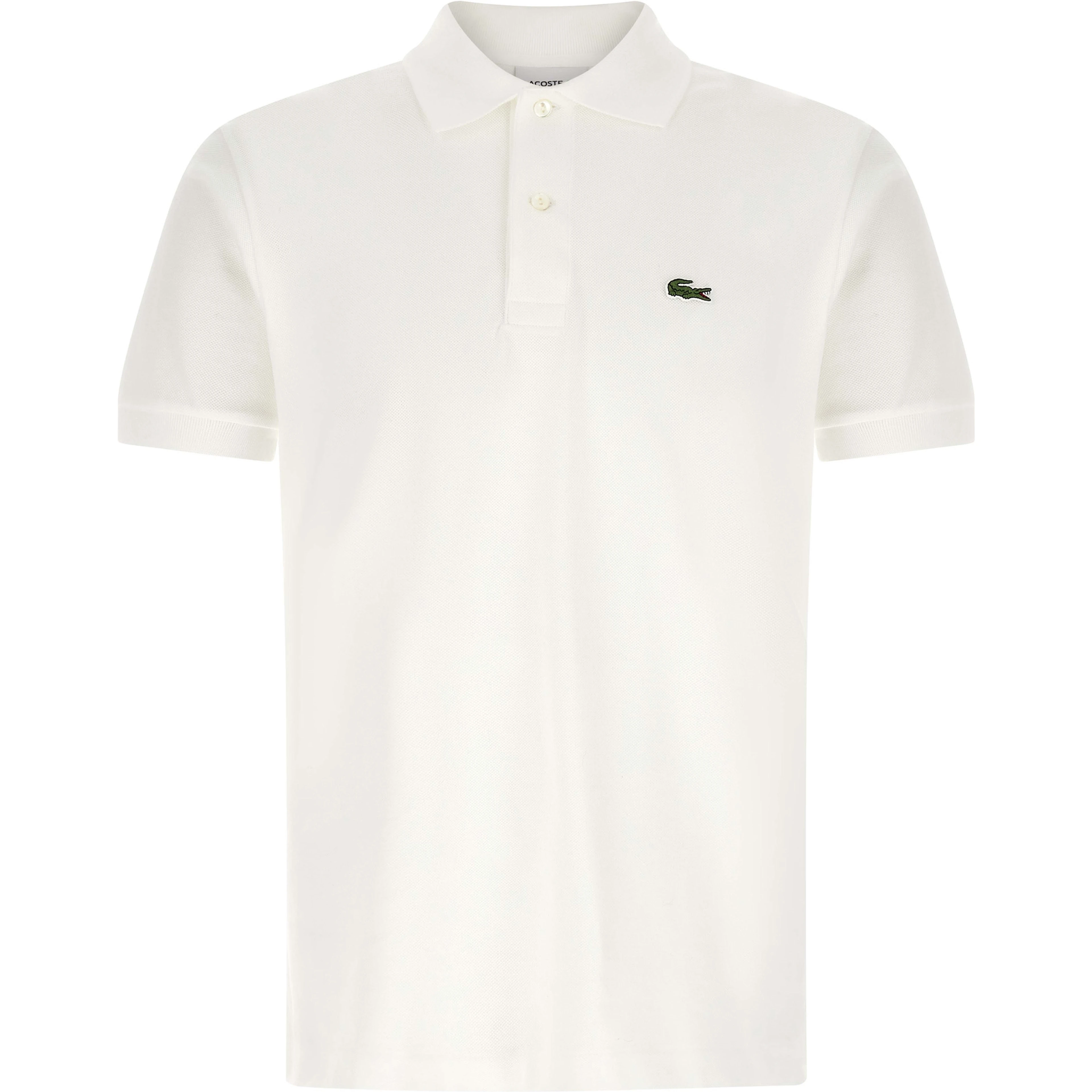 White Cotton Polo Shirt