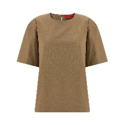 Brown Cotton T-Shirt