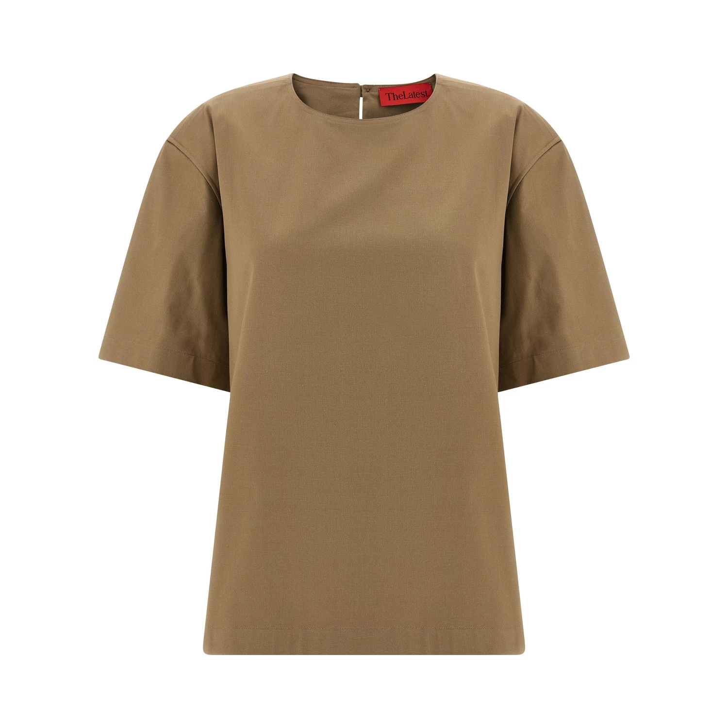 Brown Cotton T-Shirt