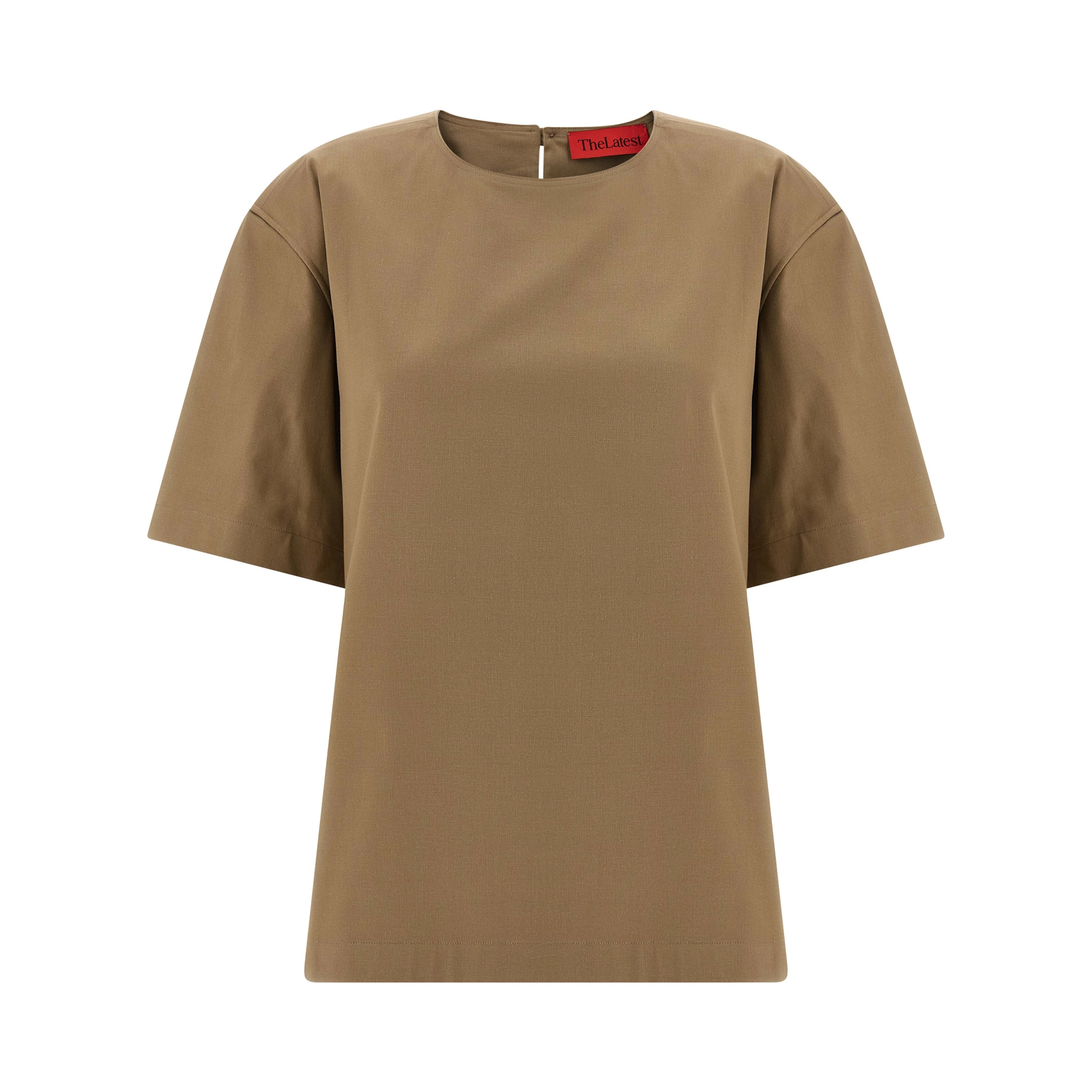 Brown Cotton T-Shirt