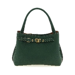 Bicolor Calfskin Handbag
