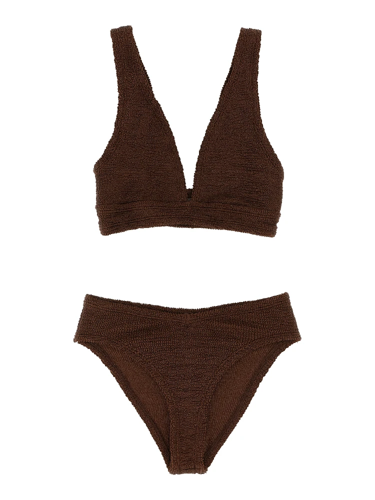 Brown Polyamide Bikini