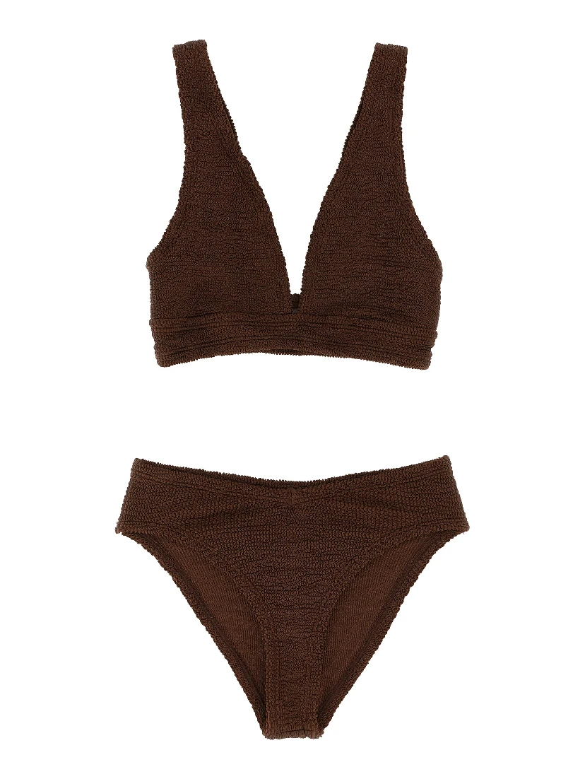 Brown Polyamide Bikini