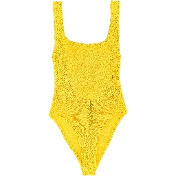 Bicolor Polyamide One-Piece Swimsuit