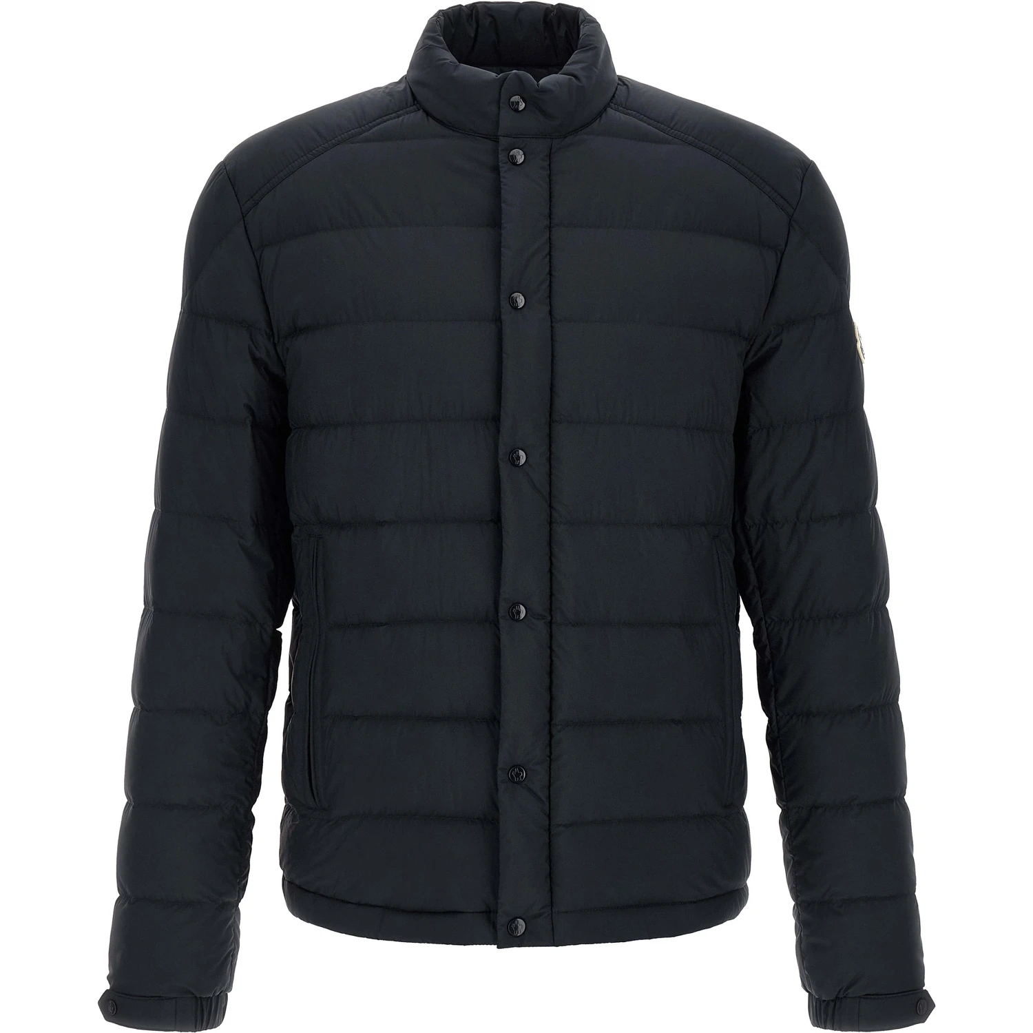 Blue Polyamide Full-Length Jacket