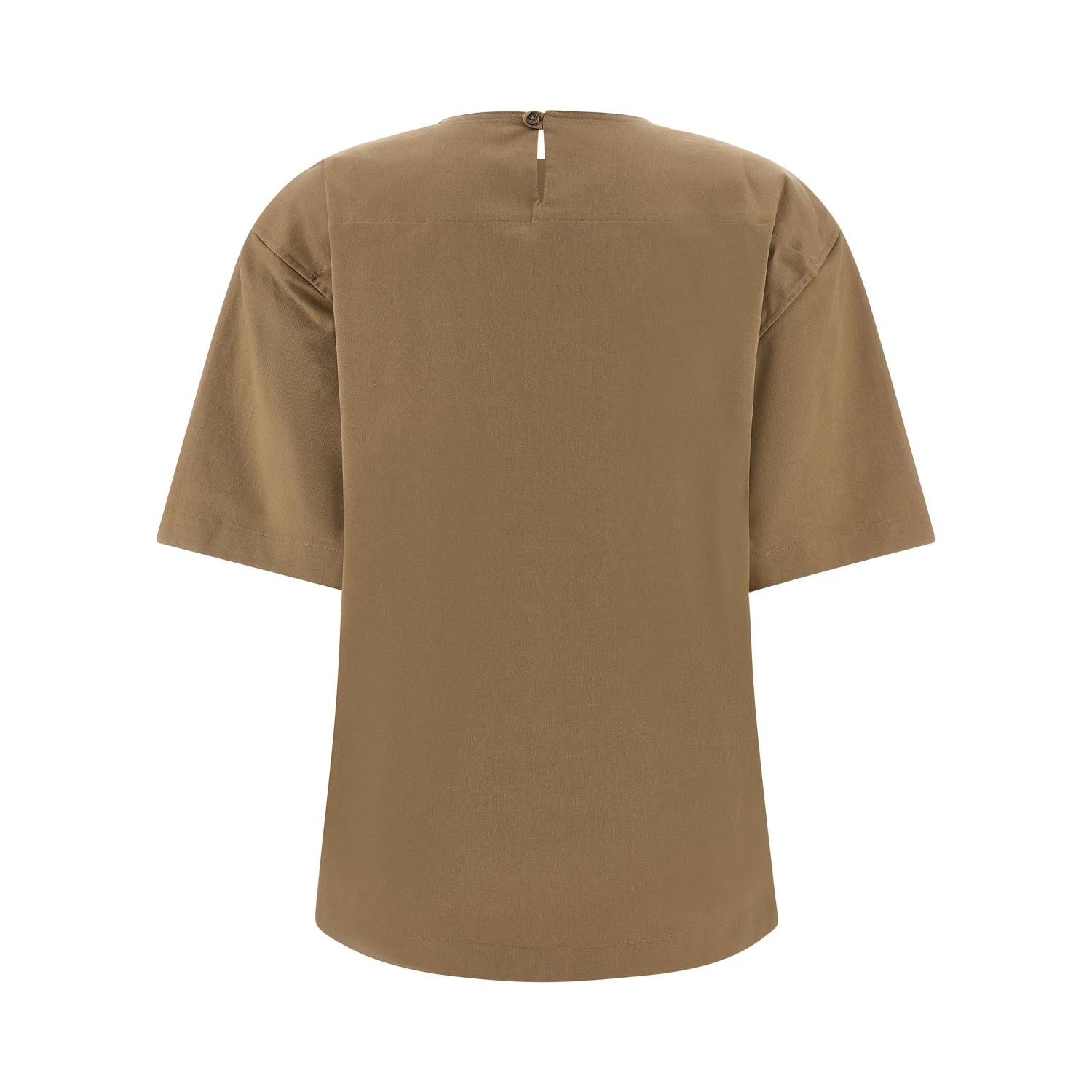 Brown Cotton T-Shirt
