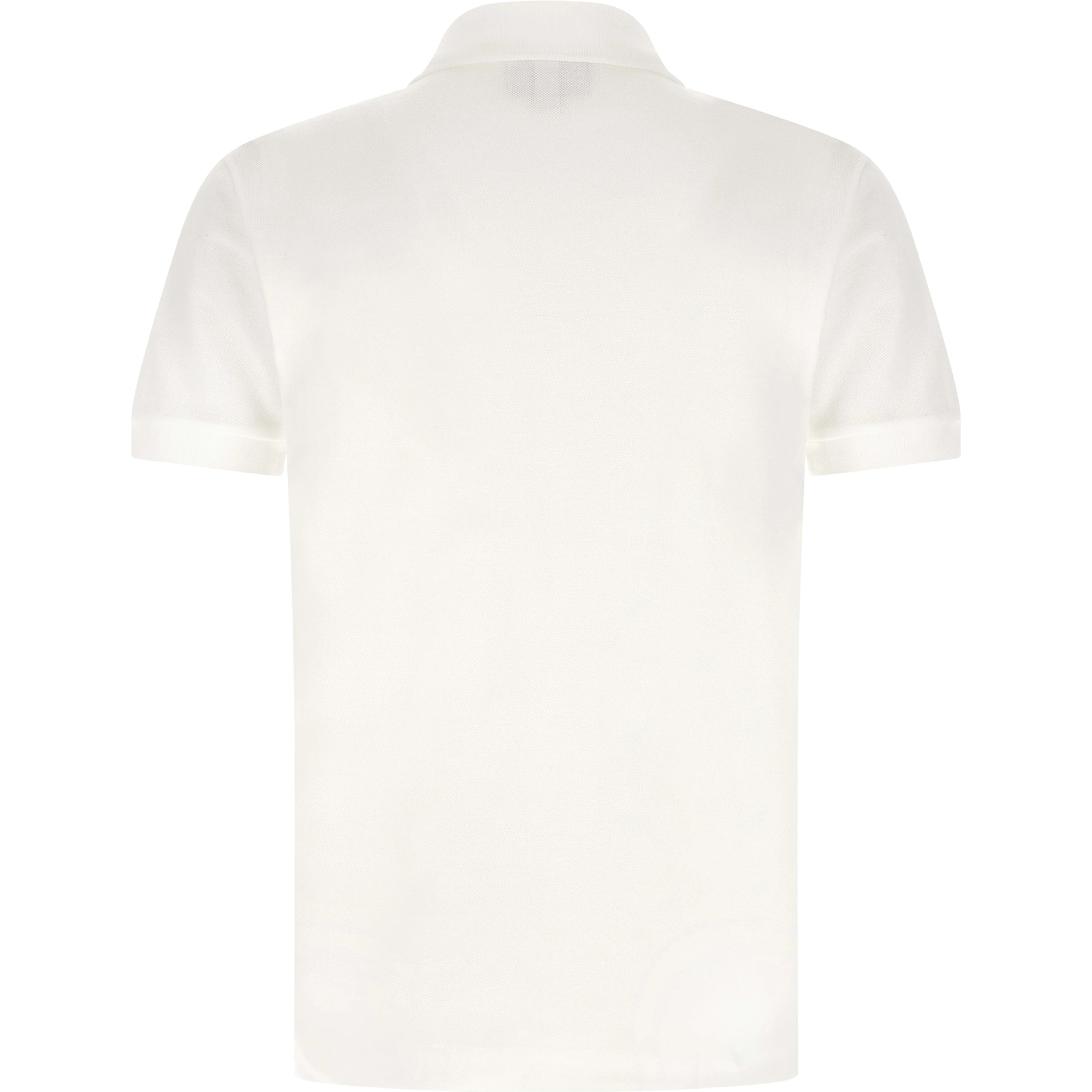 White Cotton Polo Shirt