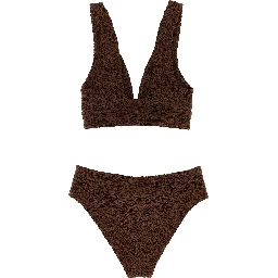 Brown Polyamide Bikini