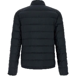 Blue Polyamide Full-Length Jacket