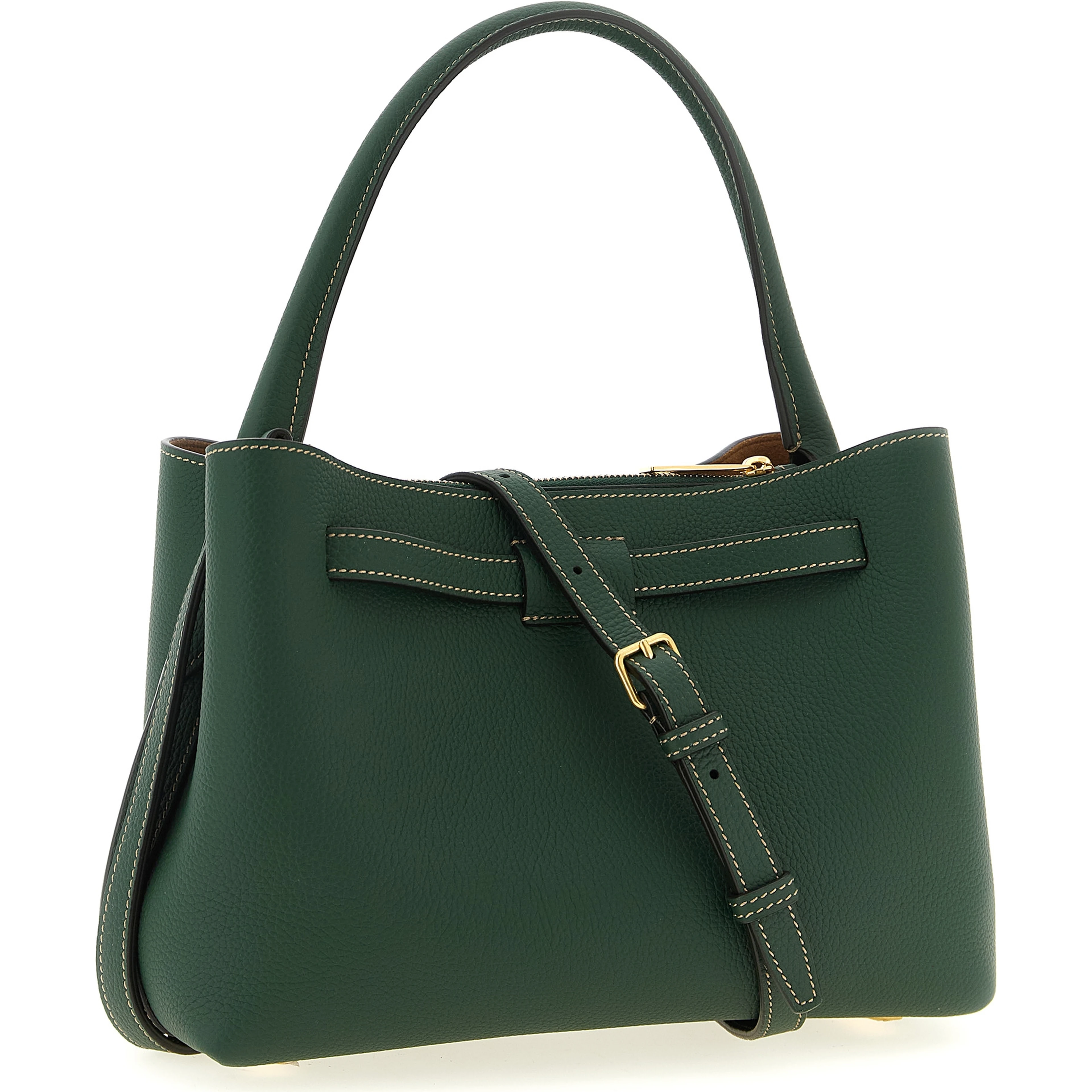 Bicolor Calfskin Handbag