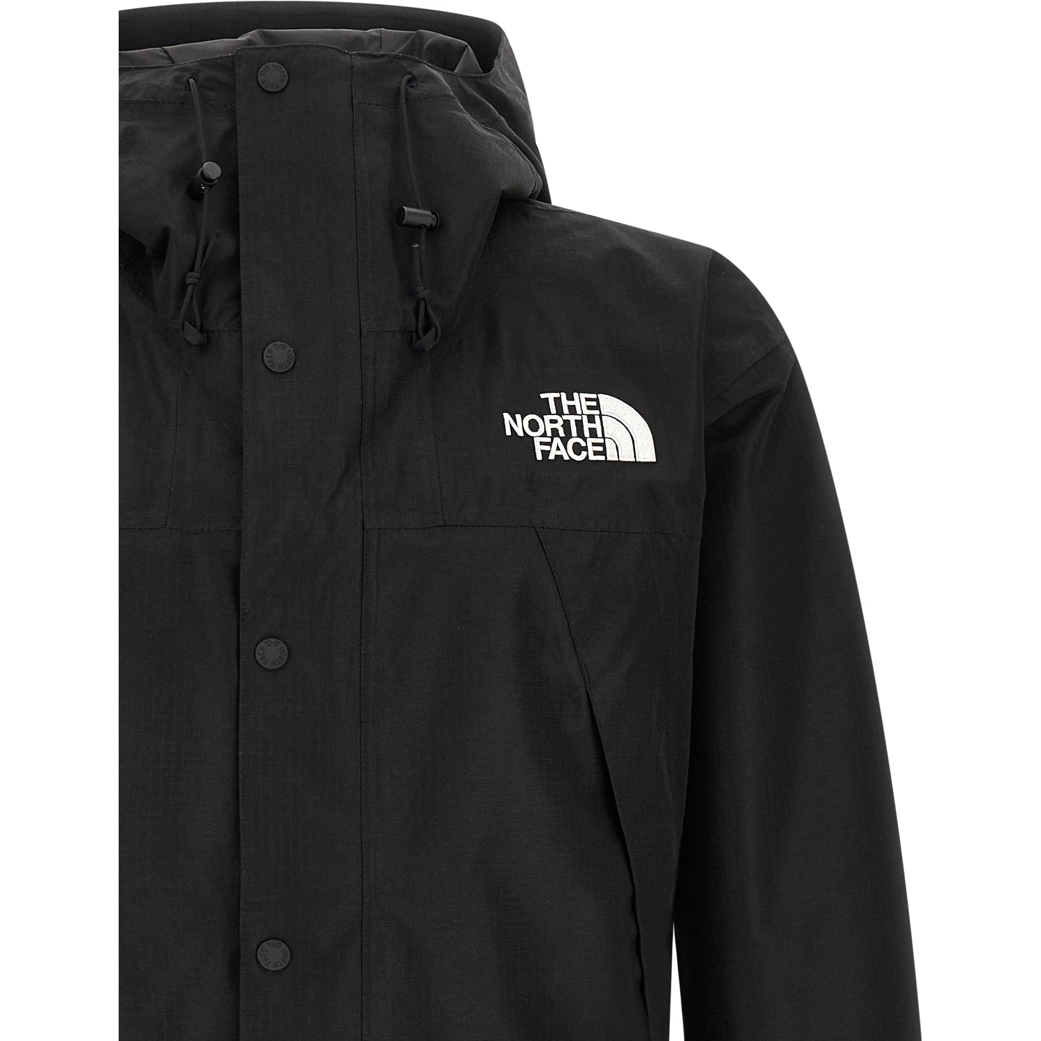 Black Polyester Shell Jacket