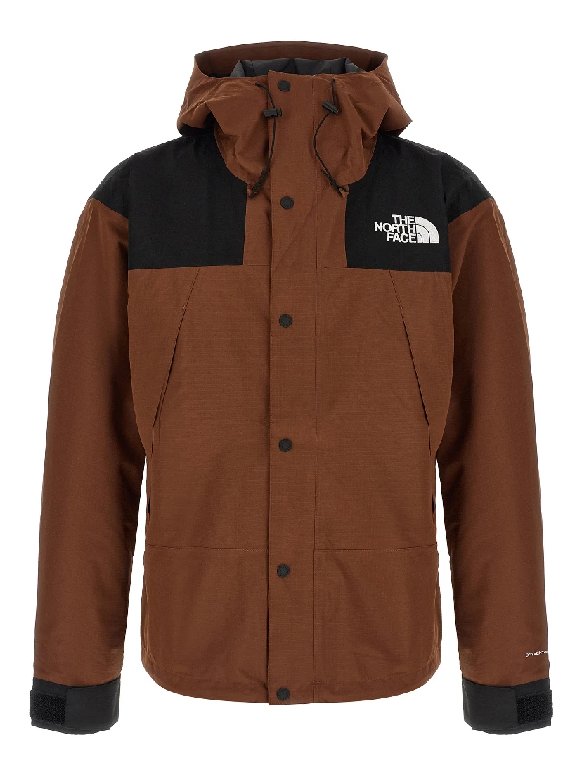Brown Polyester Shell Jacket