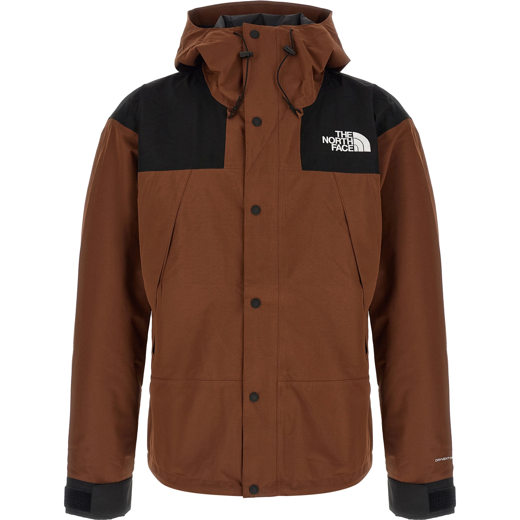 Brown Polyester Shell Jacket