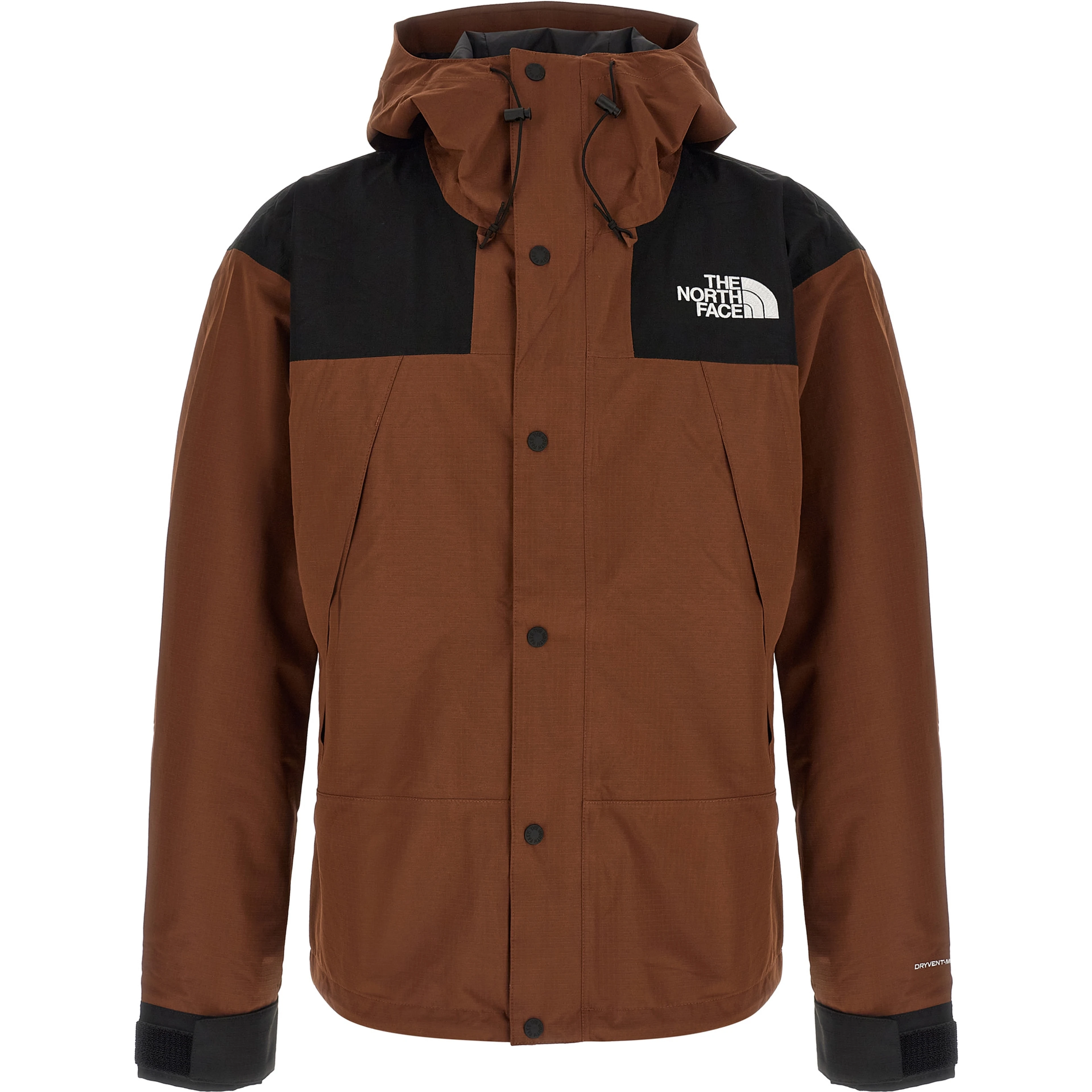 Brown Polyester Shell Jacket
