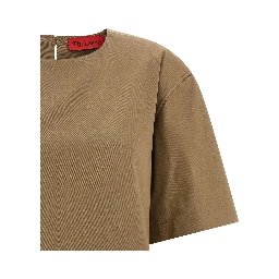 Brown Cotton T-Shirt