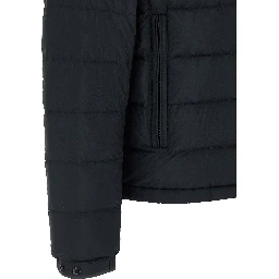 Blue Polyamide Full-Length Jacket