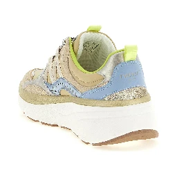 Multicolor Polyethylene Athletic Sneakers