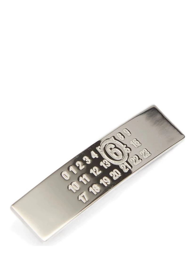 Silver Brass Hair Clip