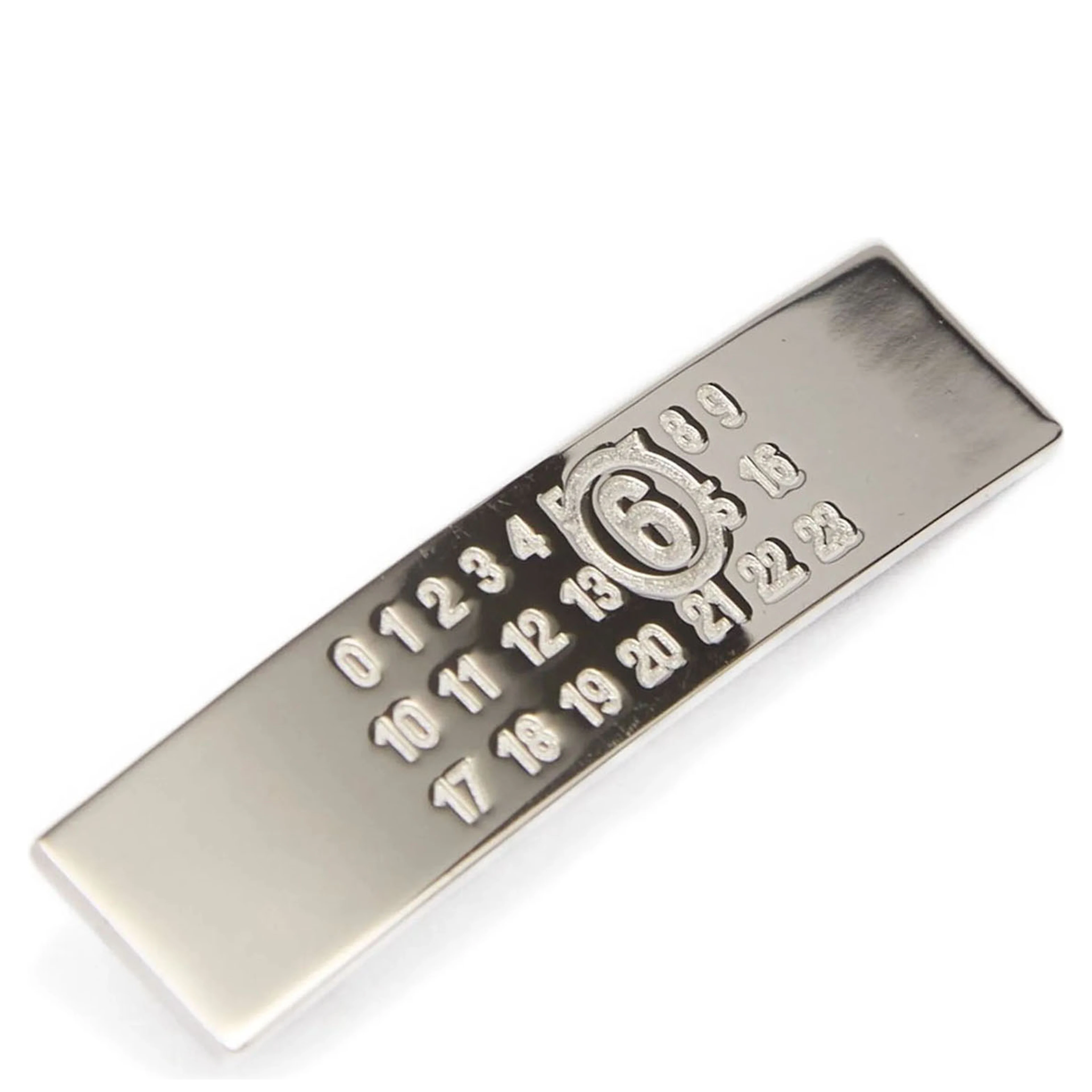 Silver Brass Hair Clip