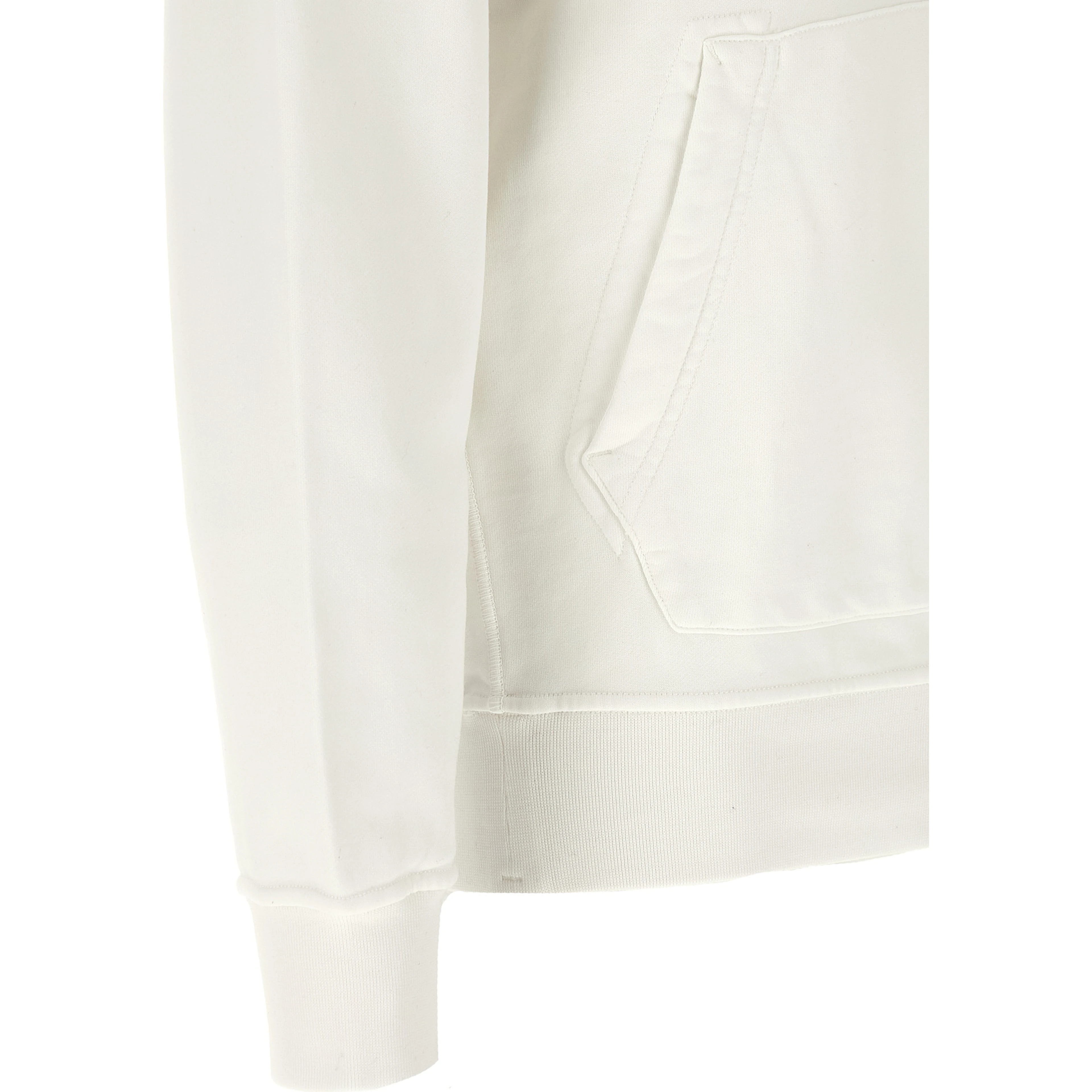 White Cotton Sweatshirt