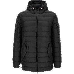 Black Polyamide Parka