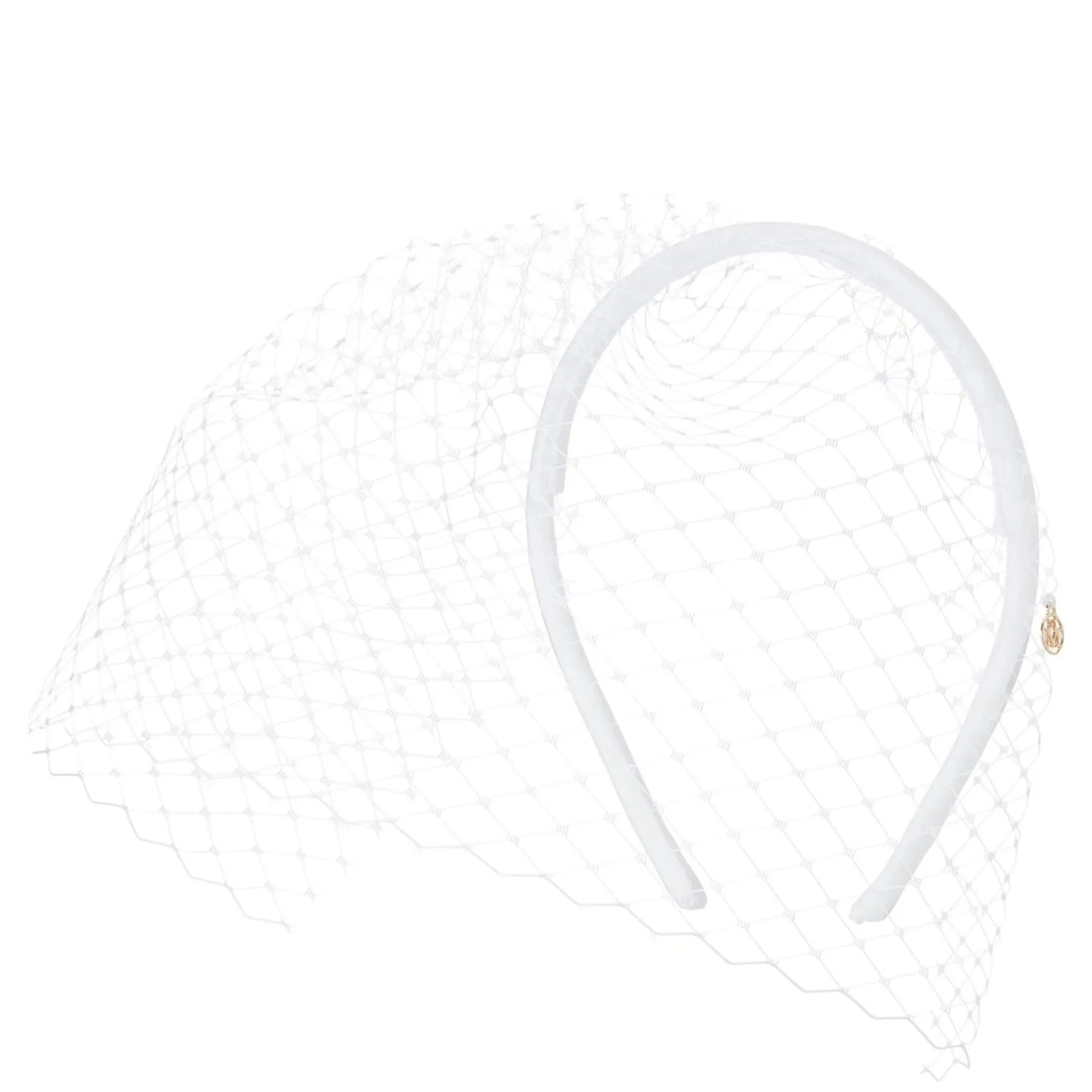 White Polyamide Headband