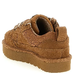 Brown Leather Sneakers