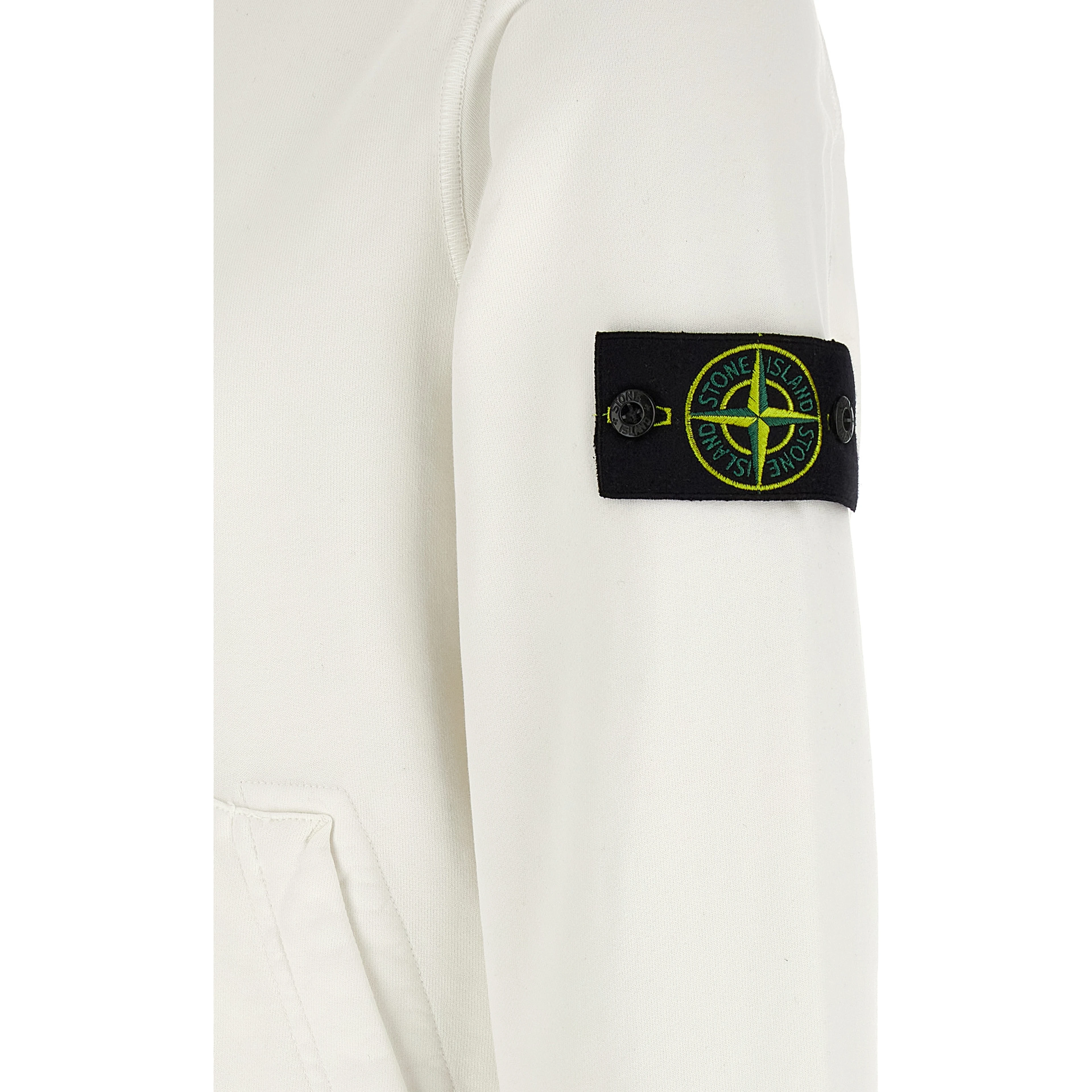 White Cotton Sweatshirt