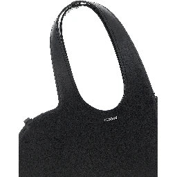 Black Cowhide Handbag
