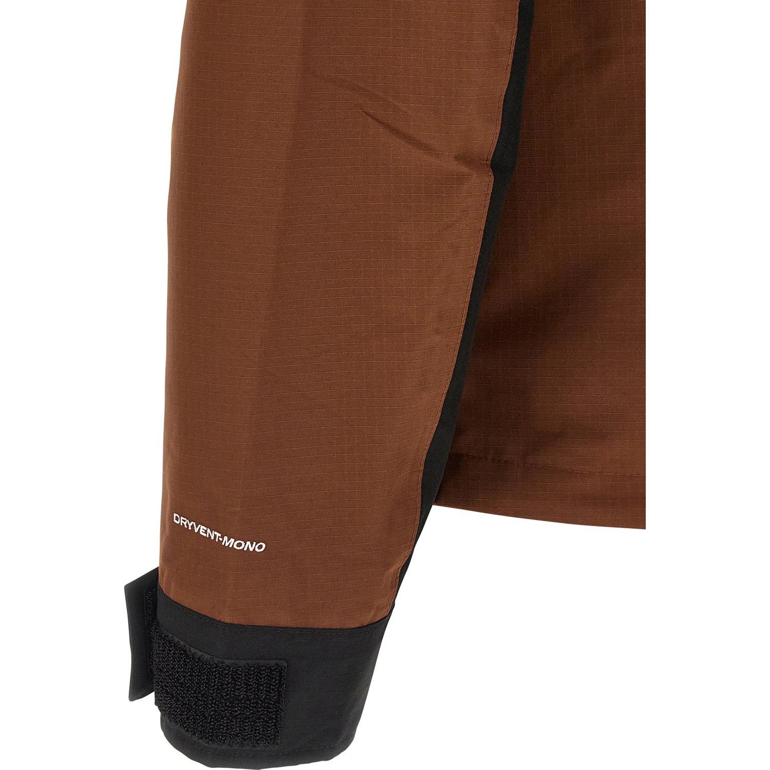 Brown Polyester Shell Jacket
